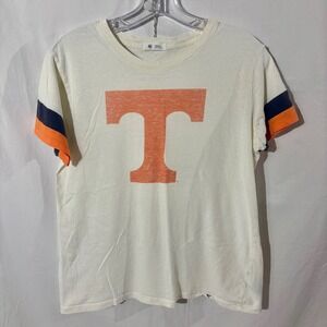 '47 Tennessee Volunteers Women's‎ Cream Tshirt Jersey Style Orange  Grey Power T